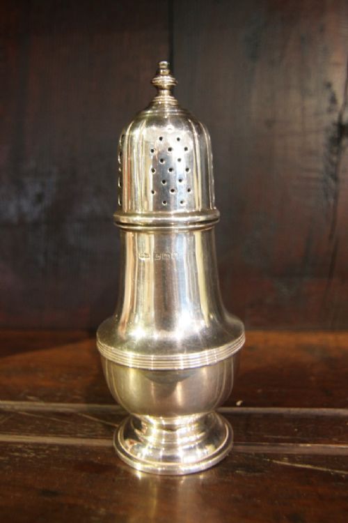 large sterling silver sugar shaker