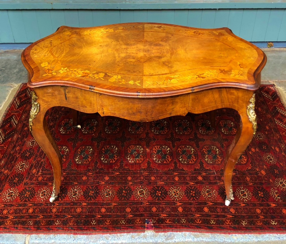 19th century french inlaid ladies desk