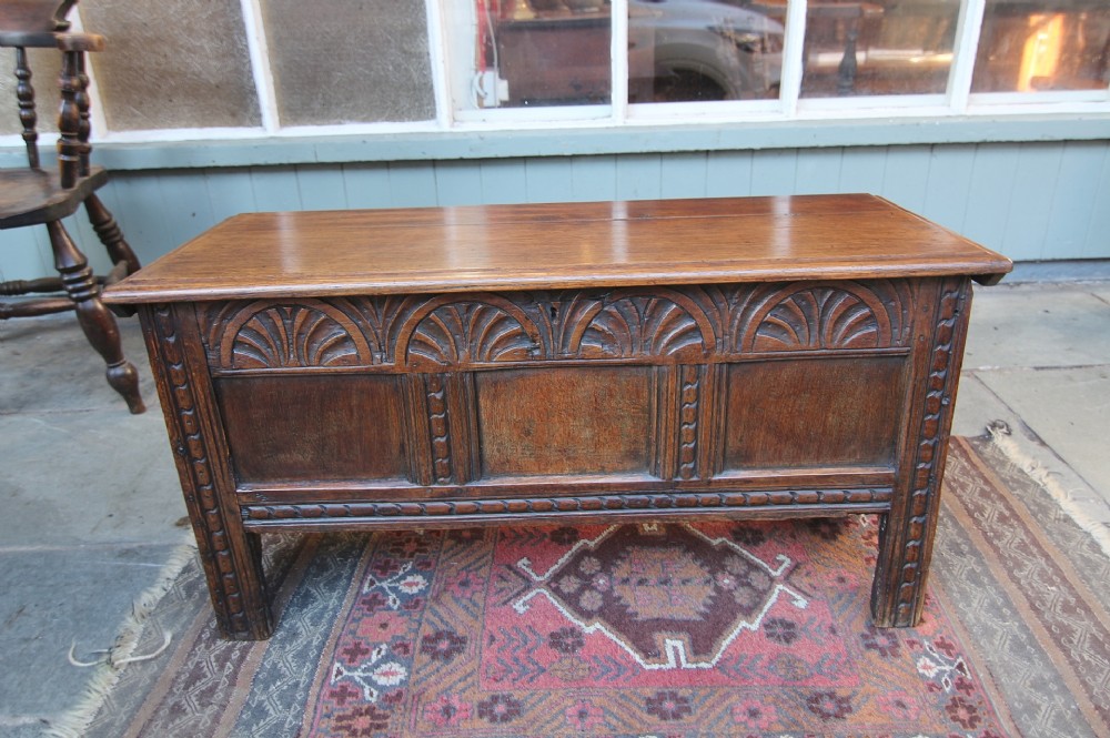 georgian oak transition coffer