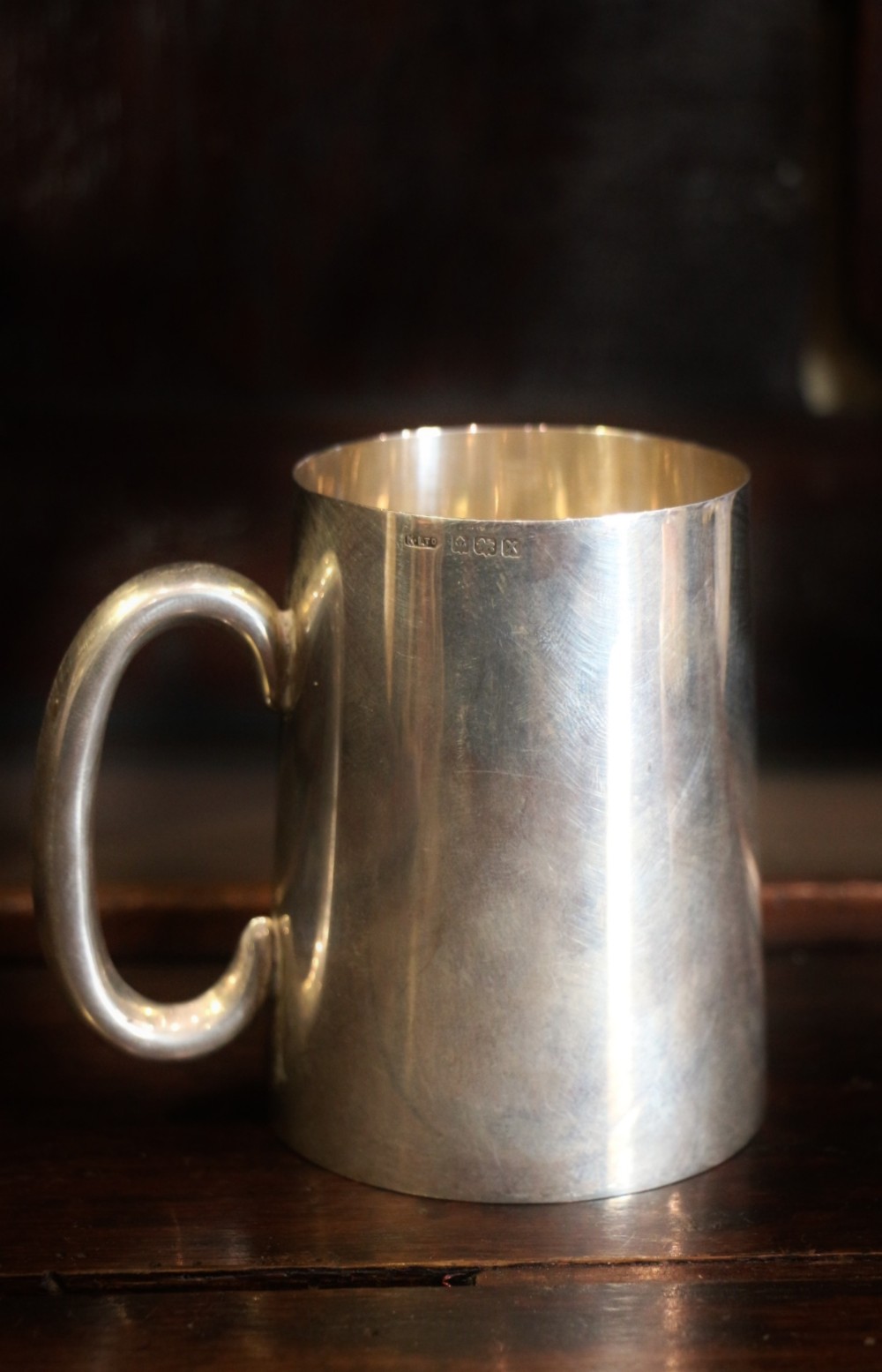 sterling silver tankard