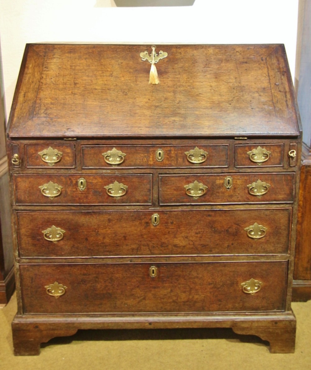 18th century oak bureau