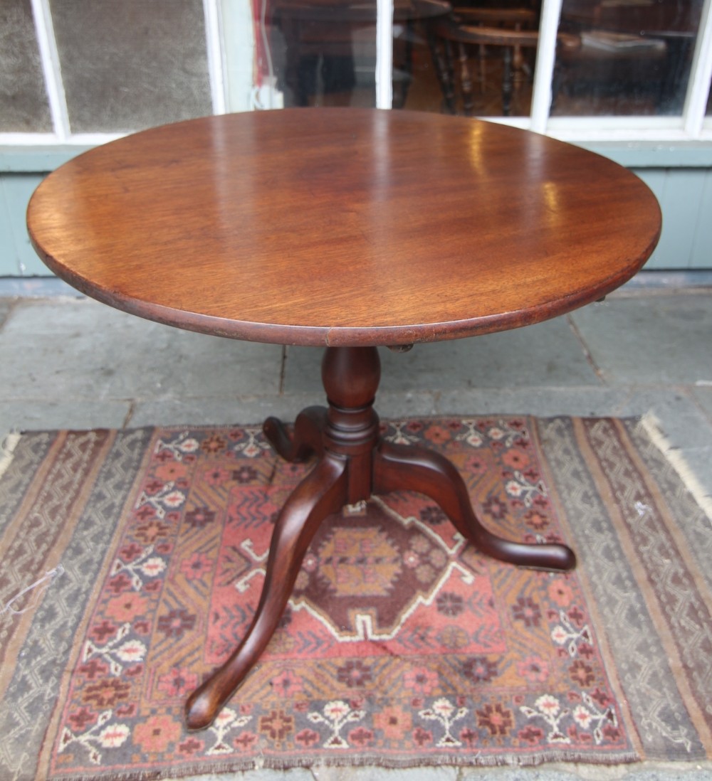 late georgian mahogany tripod table