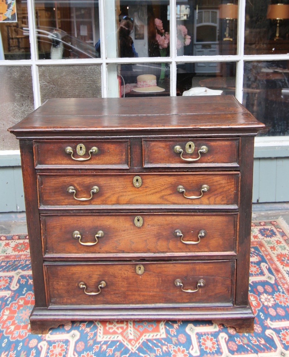 18th century oak chest of drawers