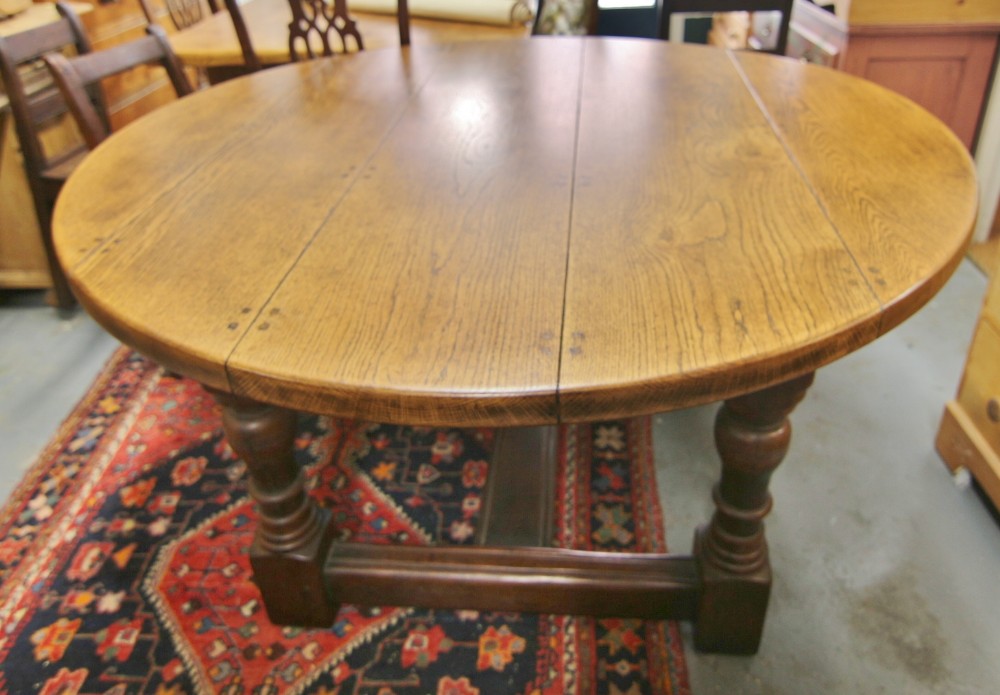 large solid oak oval 68 seater oval refectory table
