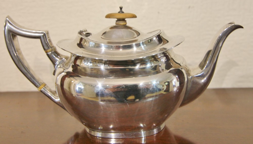 large sterling silver teapot