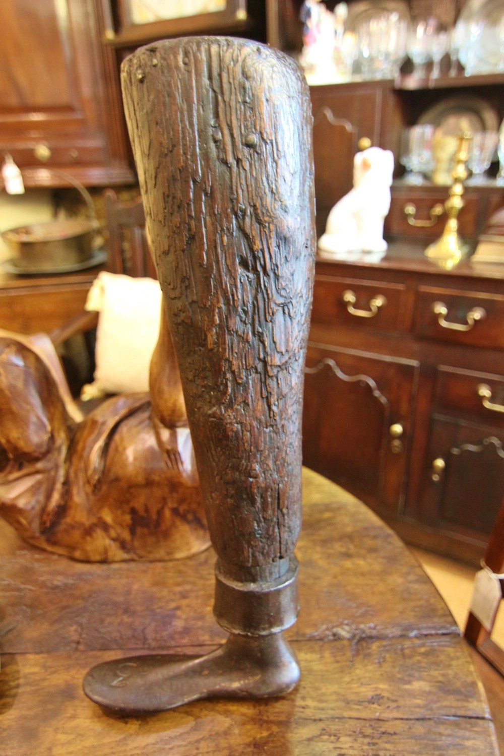 19th century cobblers leg anvil