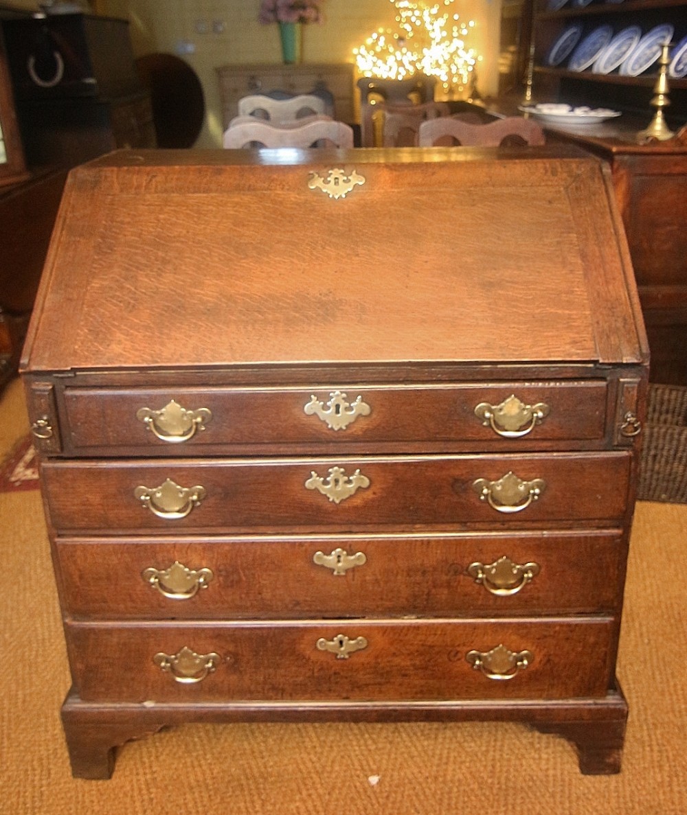 18th century oak bureau