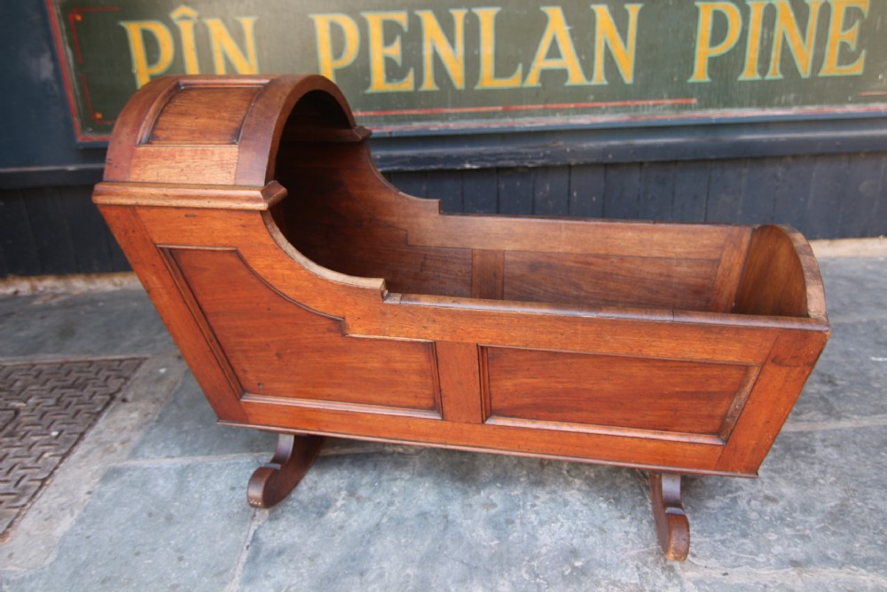 late georgian mahogany crib