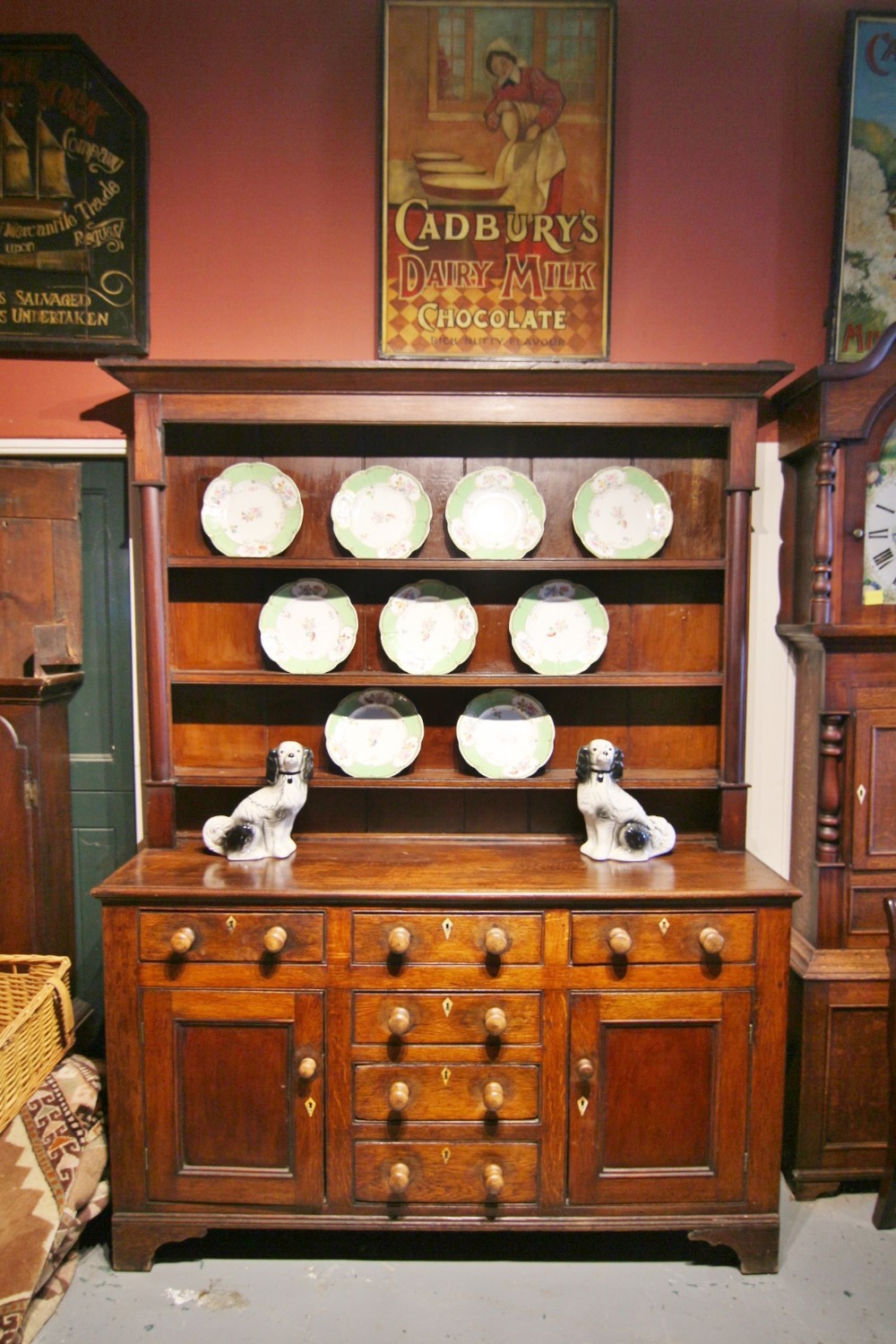 19th century welsh dresser dogs from cafe snowdon